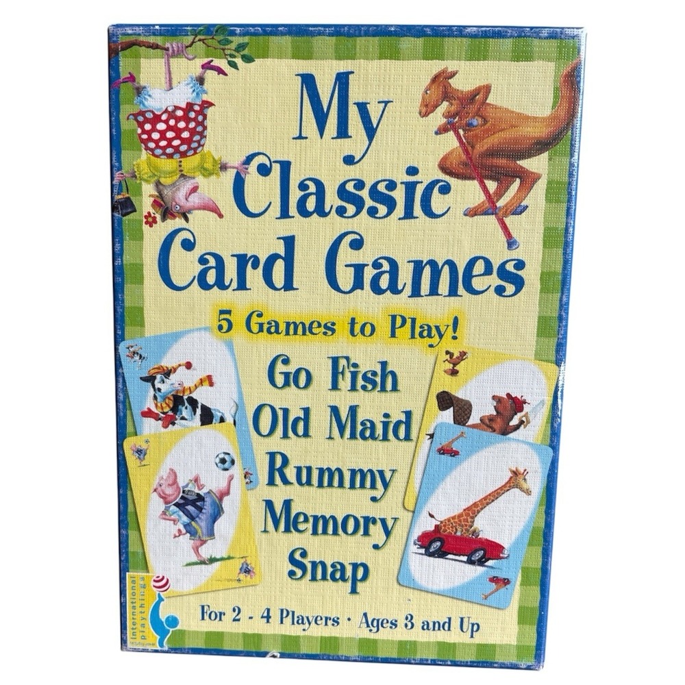 My Classic Card Games Go Fish Old Maid Rummy Memory Snap 5 Games to Play